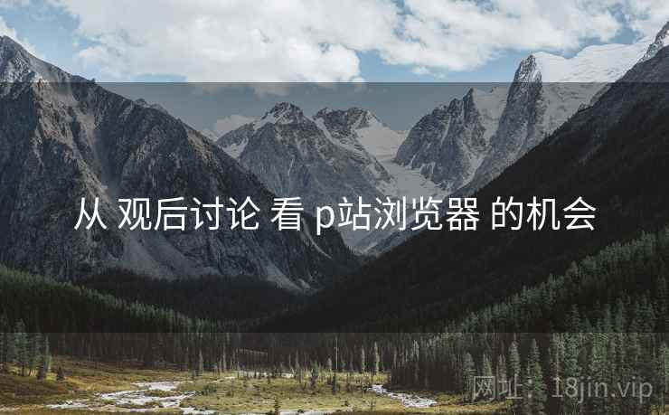从 观后讨论 看 p站浏览器 的机会  第2张