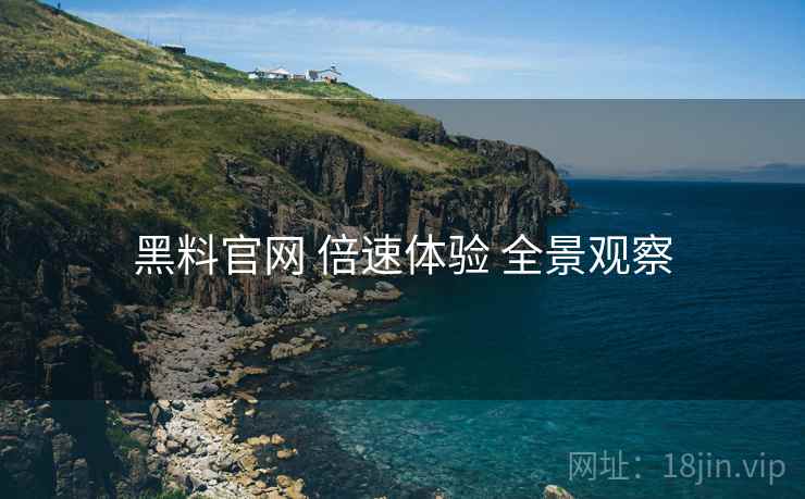 黑料官网 倍速体验 全景观察  第2张