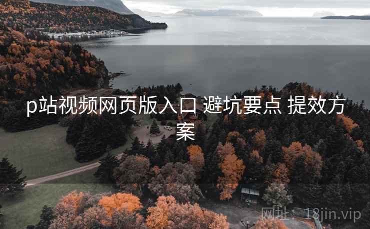 p站视频网页版入口 避坑要点 提效方案  第2张