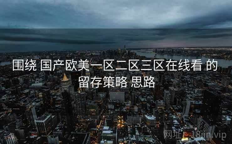 围绕 国产欧美一区二区三区在线看 的 留存策略 思路  第1张