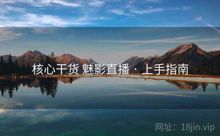 核心干货 魅影直播 · 上手指南  第1张