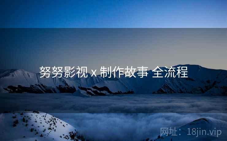 努努影视 x 制作故事 全流程  第2张