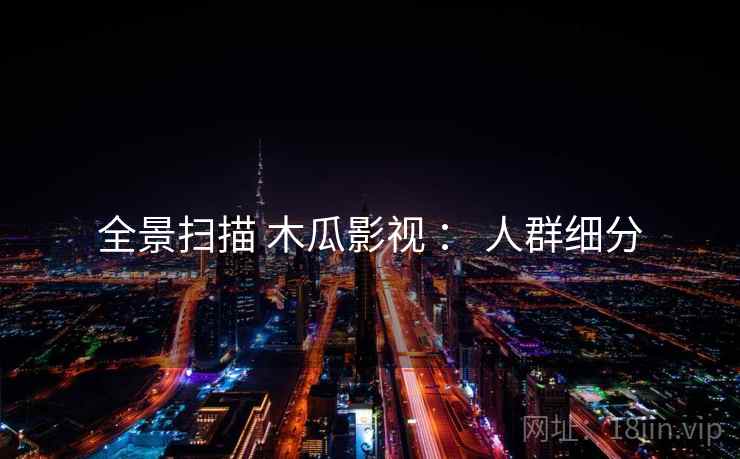 全景扫描 木瓜影视 ： 人群细分  第2张